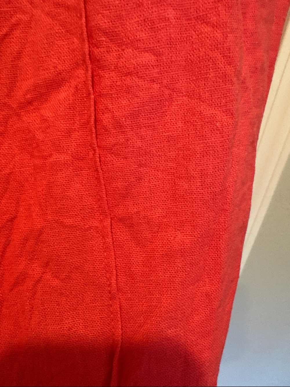 New Day  size Large Coral-Red Wide Leg Drawstring Pants, Wide leg. NWOT - Picture 3 of 7